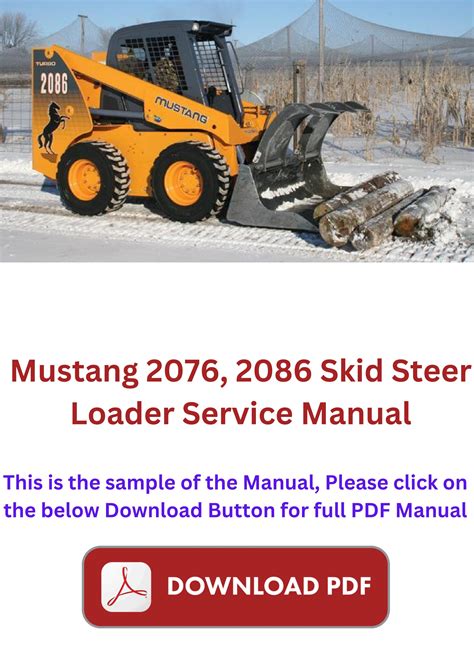 mustang 2086 skid steer service manual|mustang loader parts diagram.